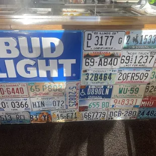 indoor license plate collection