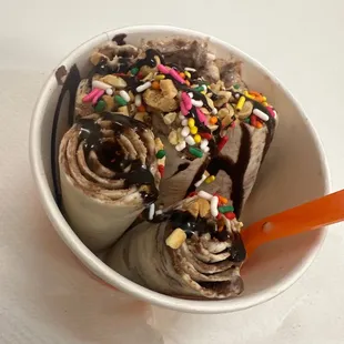 Monkey Business Ice Cream Roll