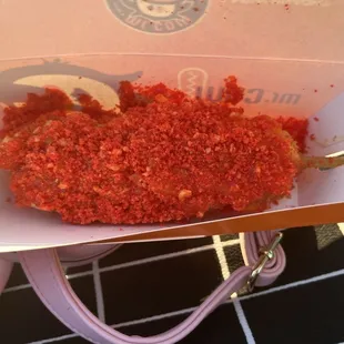 Flaming Potato Corn Dog