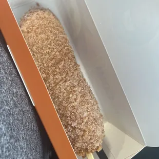 a donut in a box