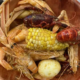 custom combo ( 1/2 LB ) came w two of your choice of sides