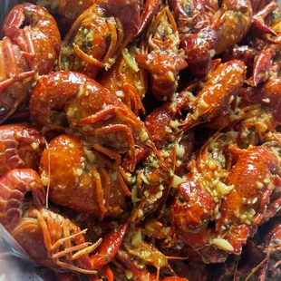 Crawfish with a kick of seasoning