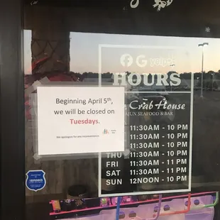 Closed Tuesday