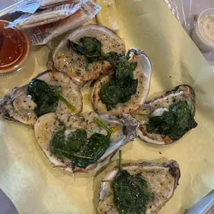 Rockefeller Oysters were amazing! Beer was cold and cheap ! Great place !