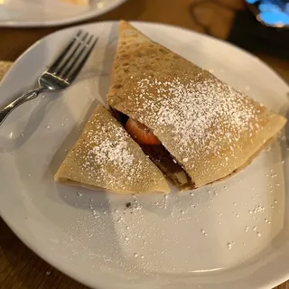 Strawberries and Nutella Crepe