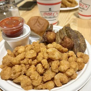 No 8. Calabash Shrimp with potato wedges