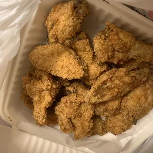 Chicken 30 Hot Wings breaded