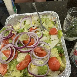 Large salad for several people