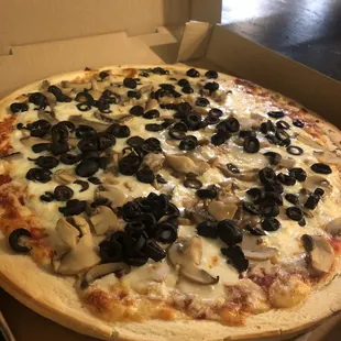 Large Mushroom and olive