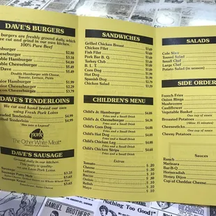 Menu!