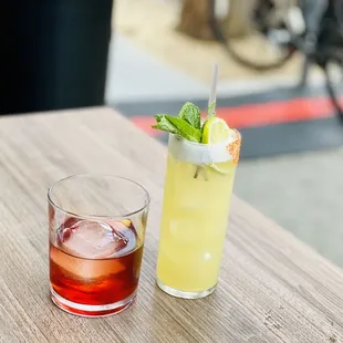 Boulevardier &amp; Snake Eyes