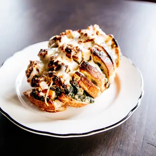 Spinach Dip Hot Bread
