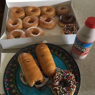 Delicious donuts and kolaches!