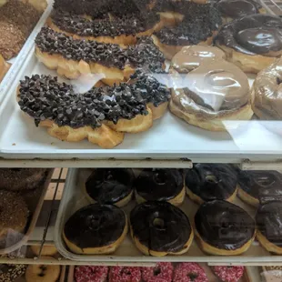 a variety of donuts