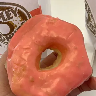 Strawberry Iced Donut