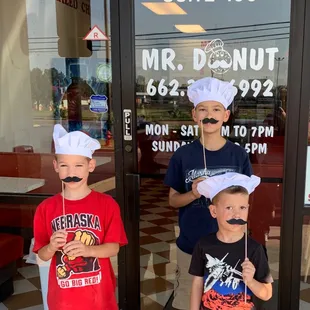 A rowdy bunch of 'staches