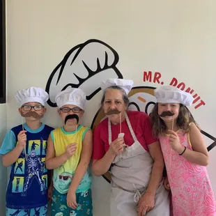 Lisa and her school friends