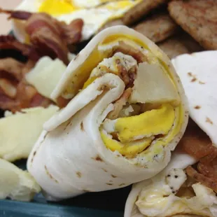 Sausage Potato Egg &amp;Cheese Burrito