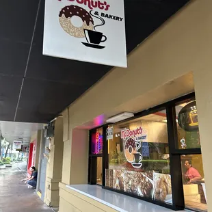 the outside of the store