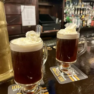 Kat made the best Irish coffee