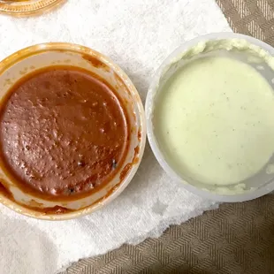 Red Sauce &amp; Cream Sauce