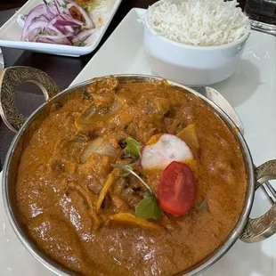 Mushroom tikka masala
