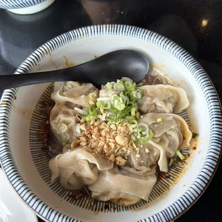 Shrimp pork with vegetable wonton soup(8pcs)