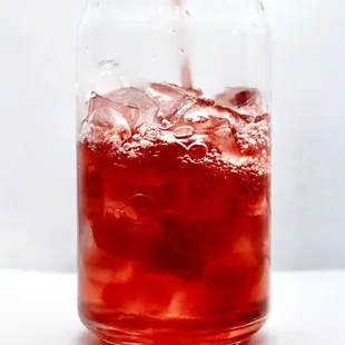 red raspberry fruit tea