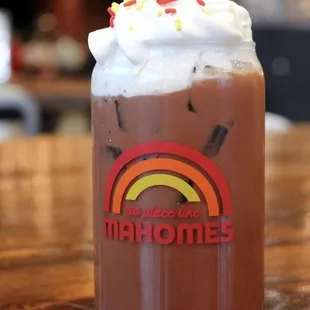 Super Bowl special: red kingdom latte