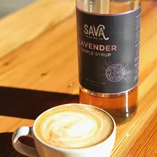 Sava lavender syrup