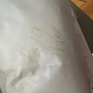 a person holding a piece of paper