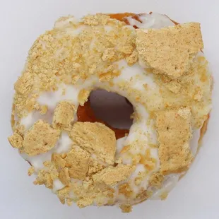 Key lime pie donut