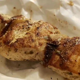 Close up Chicken Kabob