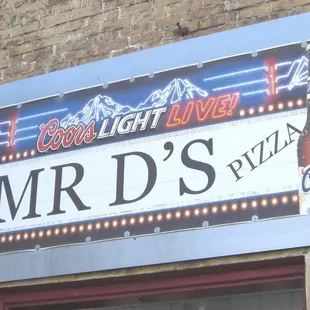 a neon sign