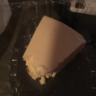 Cheesecake is delicious... I love to eat the tip first, best bite ever