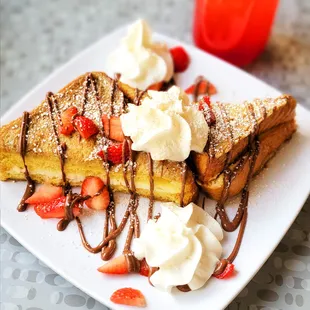 Nutella Stuffed French Toast
