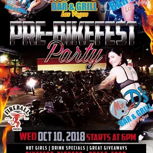 October 10, 2018 Biggest Bike Night of the year!