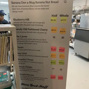 Pie menu