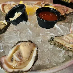 oysters, oysters and mussels, mussels, food, shellfish