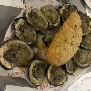 Chargrilled oysters