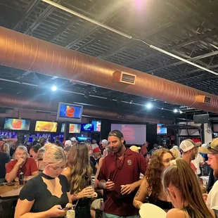 a large crowd of people