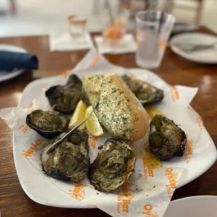 Chargrilled oysters samples