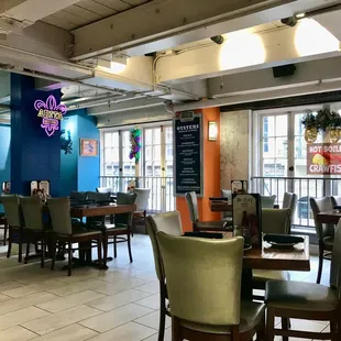 Upstairs dining area