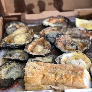 Charbroiled Oysters with Garlic Butter &amp; Parmesan