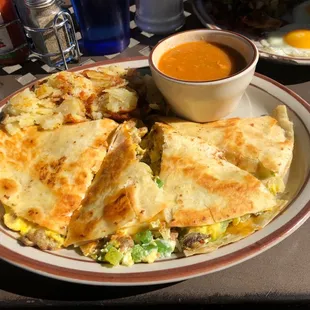 I dream of these breakfast quesadillas!