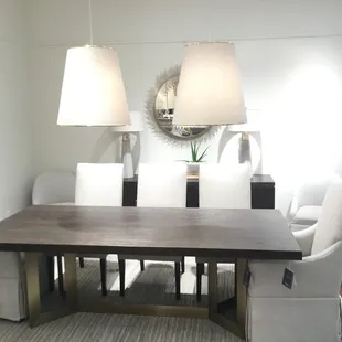 Added pendant lights for local furniture company