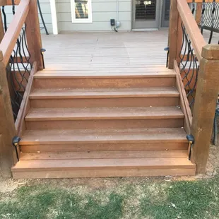 Enjoy your deck, Let Mr. Electric install your deck lights.