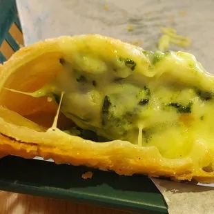 Spinach, Artichoke, and Cheese Empanada