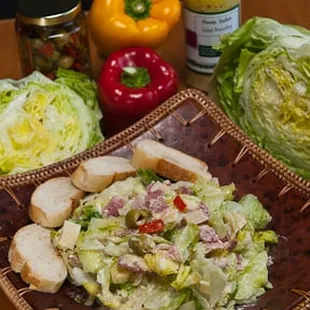 Italian Chef Salad with house dressing