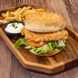 Fried Chicken Burger